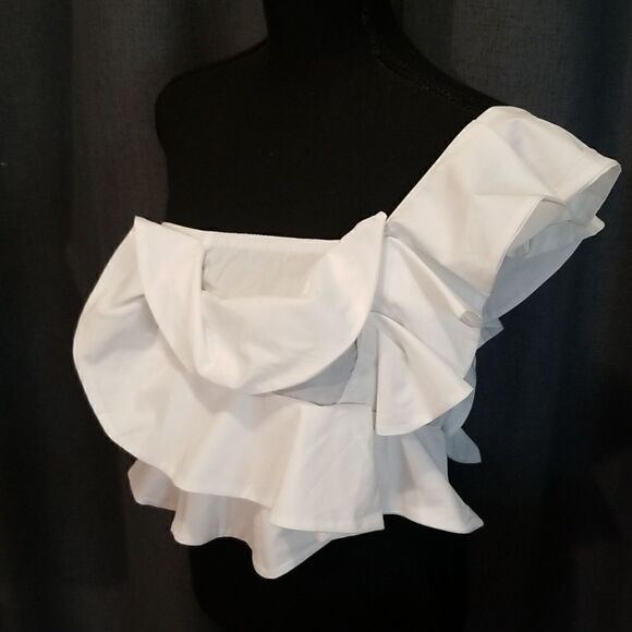 WITE BLOUSE SMALL NWOT  - Picture 2 of 11